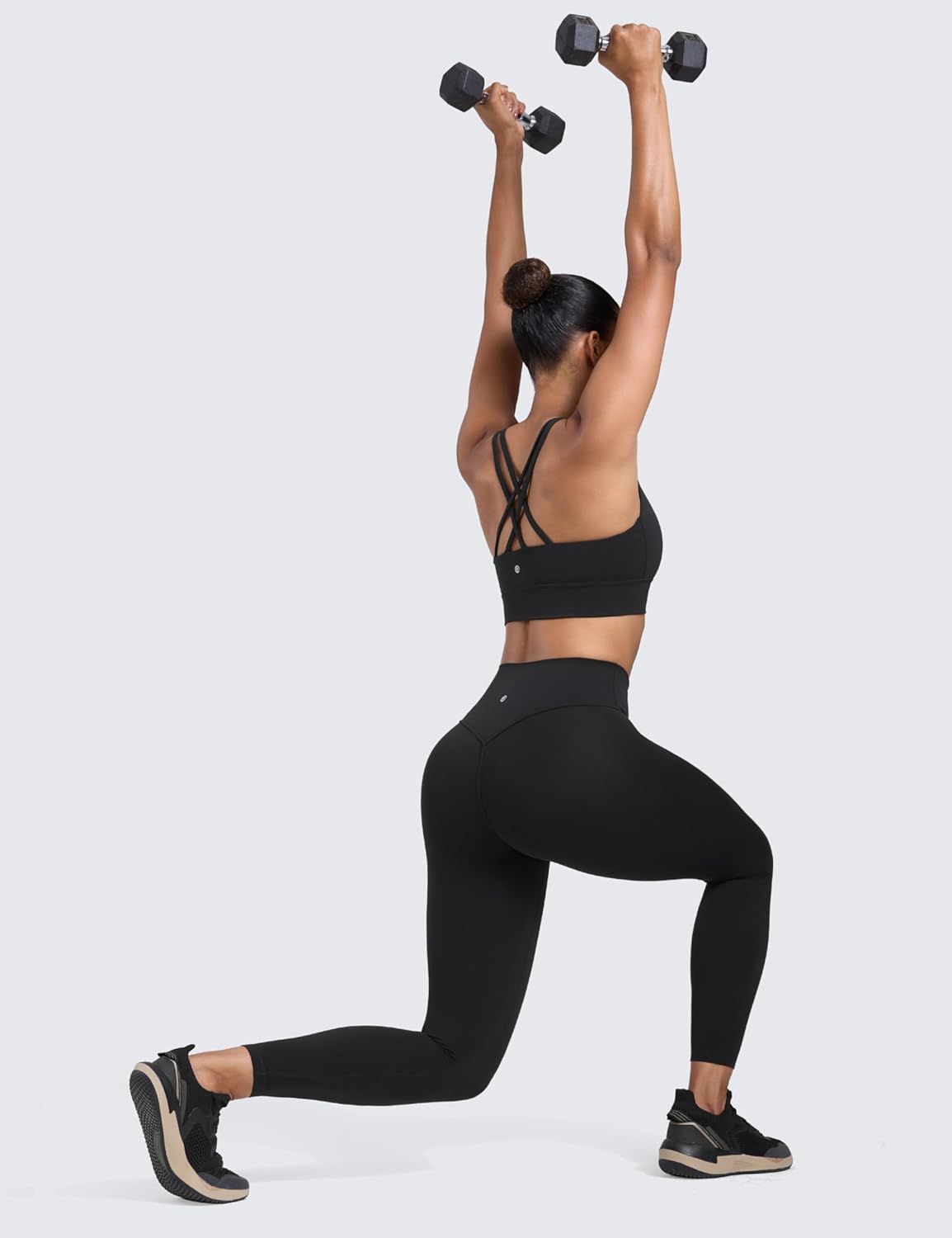 CRZ YOGA Secretsculpt Womens Butterlift Scrunch Butt Workout Leggings 25" - No Front Seam High Waisted Yoga Pants Booty