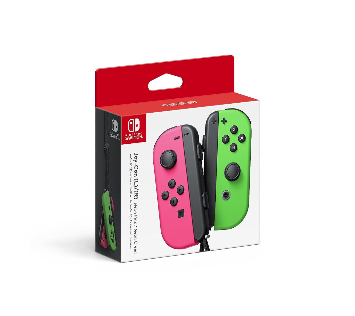Nintendo Neon Purple/Neon Orange Joy-Con (L-R) - Switch