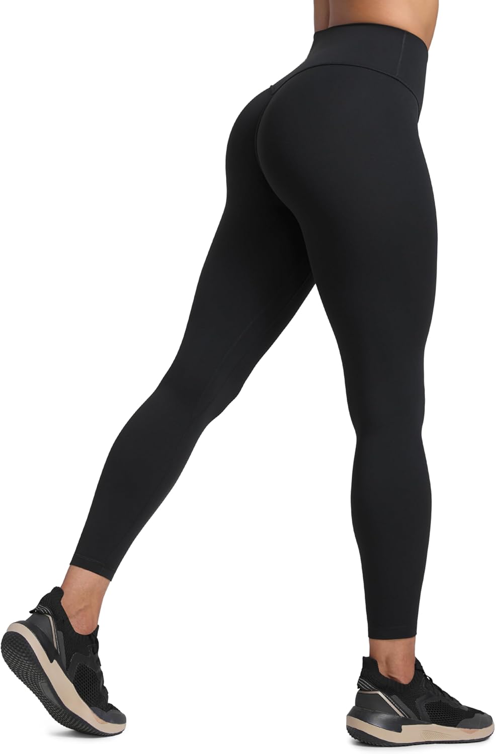 CRZ YOGA Secretsculpt Womens Butterlift Scrunch Butt Workout Leggings 25" - No Front Seam High Waisted Yoga Pants Booty