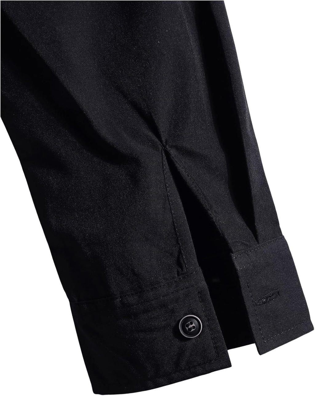 OYOANGLE Men's Colorblock Plaid Print Button Down Long Sleeve Pocket Collared Shirts Top