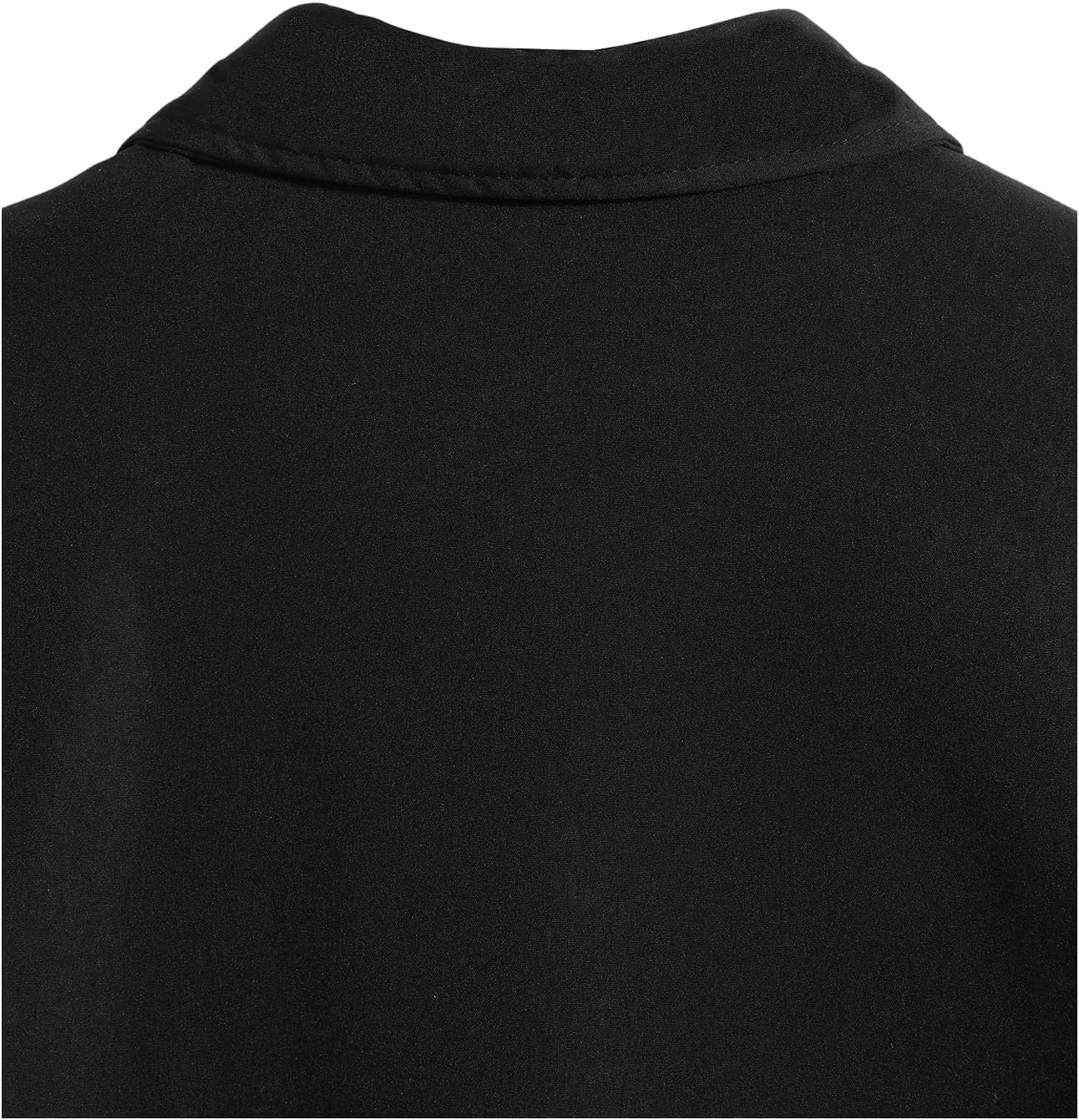 OYOANGLE Men's Colorblock Plaid Print Button Down Long Sleeve Pocket Collared Shirts Top